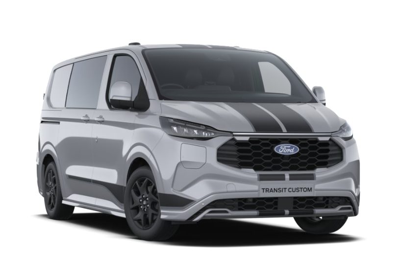 Ford Transit Custom Sport DCIV – LWB – 236ps 2.5L Duratec Petrol PHEV – Automatic – 24 Month Deal