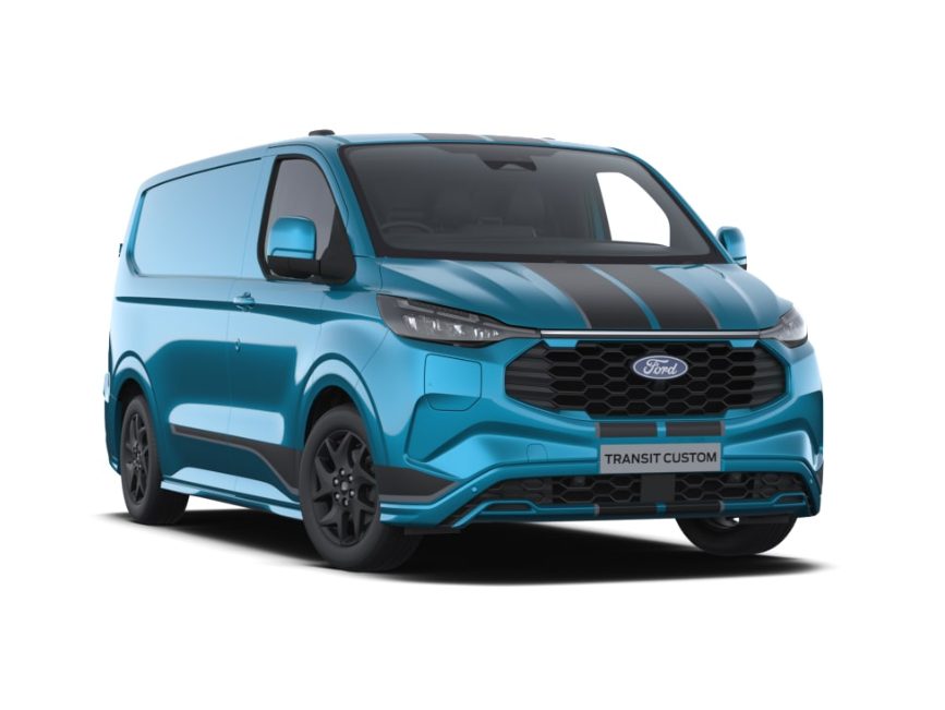 Ford Transit Custom Sport Panel Van – SWB – 236ps 2.5L Duratec Petrol PHEV – Automatic – 36 Month Deal